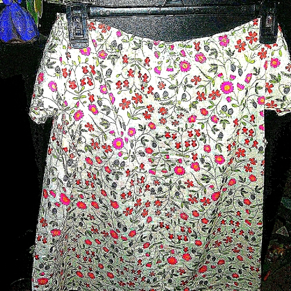 Theory cap sleeve blouse